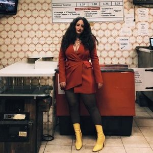 Red Blazer Dress